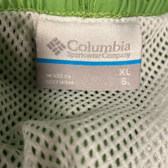 Columbia PFG SWIM TRUNKS Mens XL Green Omni Shield Outdoor Lightweight Beach - Picture 9 of 9